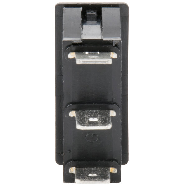 An Avantco lighted on/off rocker switch with three terminals.