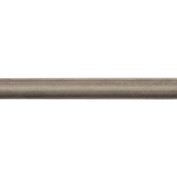 A close-up of a metal rod with a long handle.