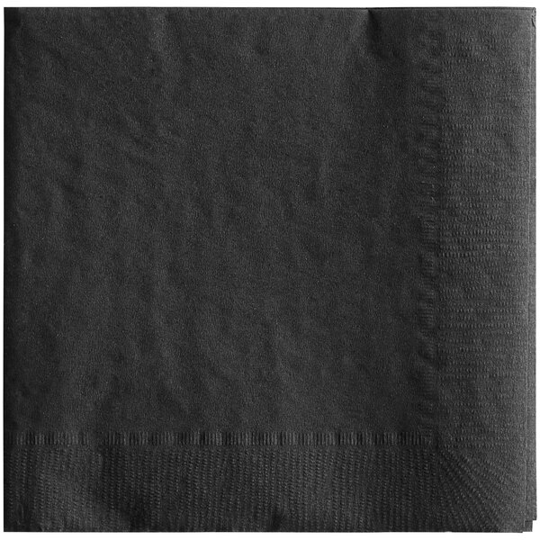 Black Cocktail Napkins (Customizable, 10") 1000/Case