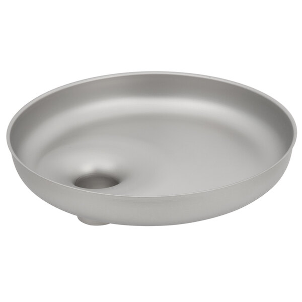 Hobart 12/22PNSSTRND Stainless Steel Round Feed Pan for 12 and 22