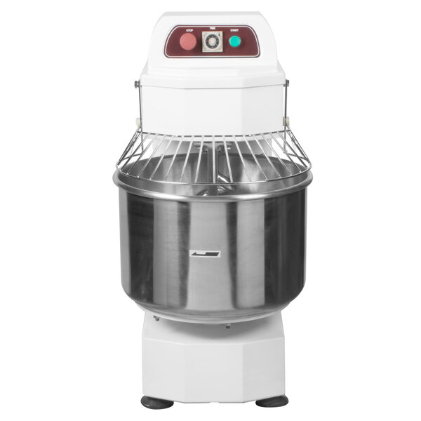 Eurodib LM40T 40 Qt. / 35 lb. Single Speed Spiral Dough Mixer 220V, 4 HP