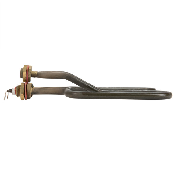 An Avantco heating element with metal fittings.