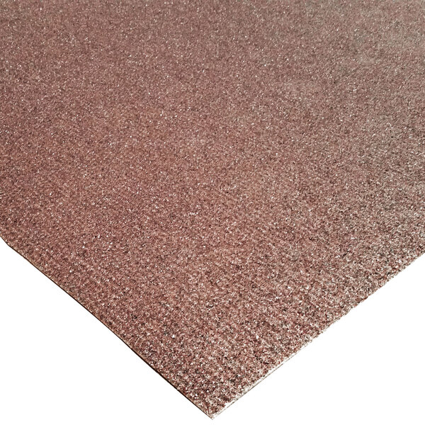 A brown mineral-coated runner mat with a white background.