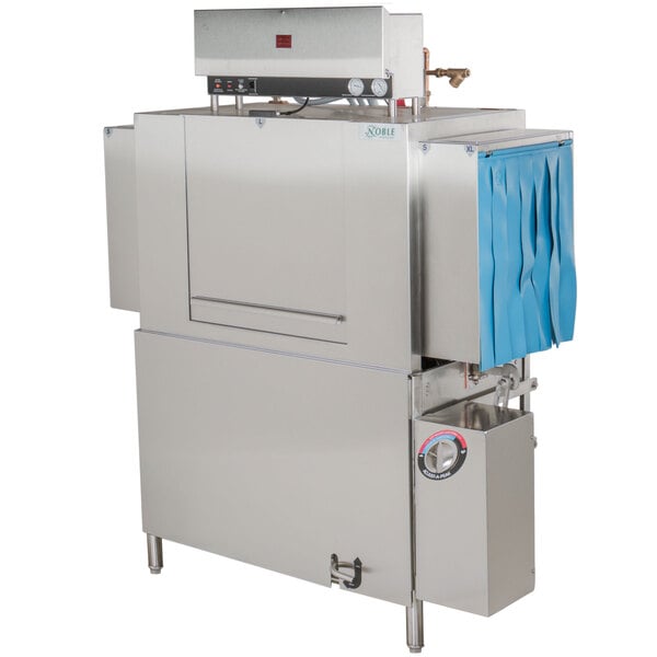 Noble Warewashing 44 Conveyor High Temperature Dishwasher - Right to Left, 230V, 3 Phase