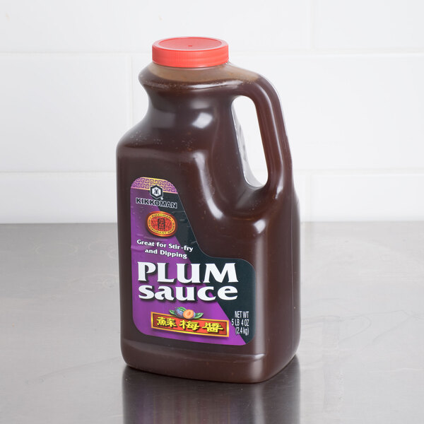 Kikkoman Plum Sauce 5 lb. Container - 4/Case