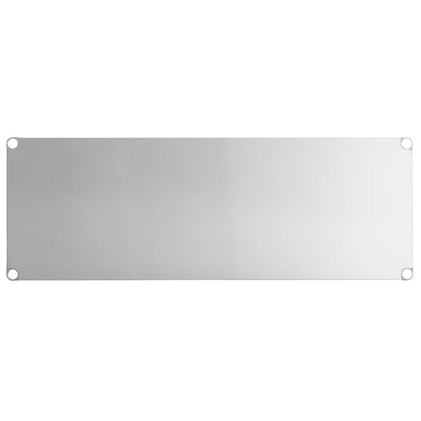Regency Adjustable Stainless Steel Work Table Undershelf for 30" x 72" Tables - 18 Gauge