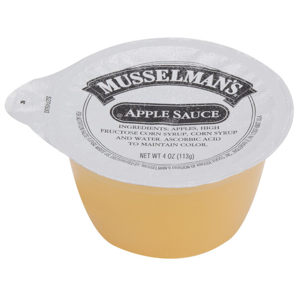 Musselman's Sweetened Applesauce 4 oz. Cups 72/Case