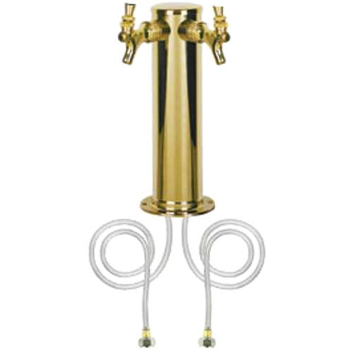 Micro Matic D4743DT-PVD PVD Brass 2 Tap Tower - 3" Column