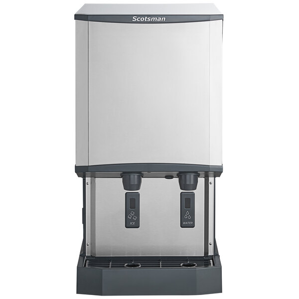 Scotsman Hid540w 1 Meridian Countertop Water Cooled Ice Machine And Water Dispenser 40 Lb Bin