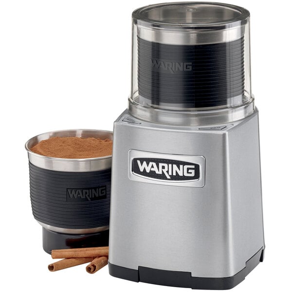 Electric Spice Grinder Heavy-Duty Waring Commercial WSG30 120V 10.5 x 7.25 x 9.88 Inches