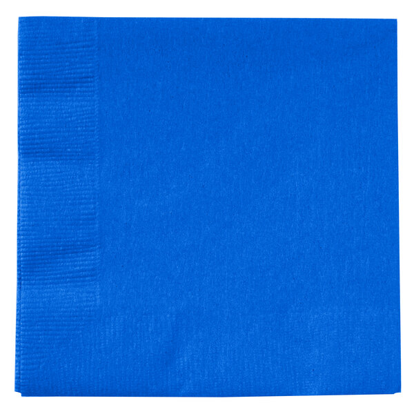 Cobalt Blue Bird Tablecloth Napkin S/4