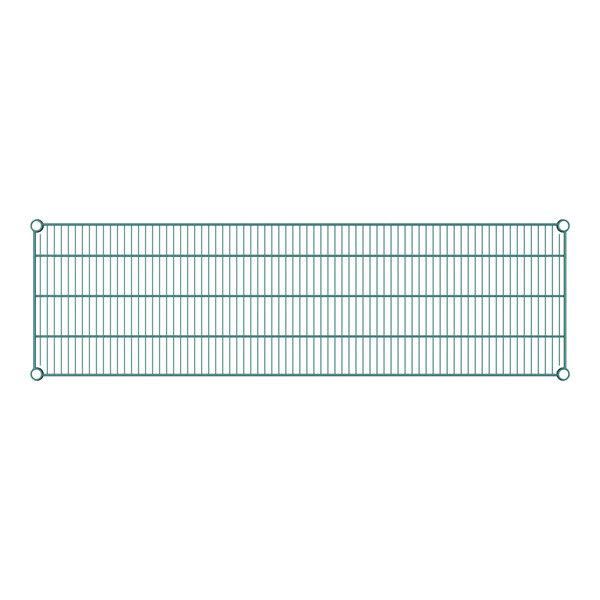 Regency 18 x 60 NSF Green Epoxy Wire Shelf