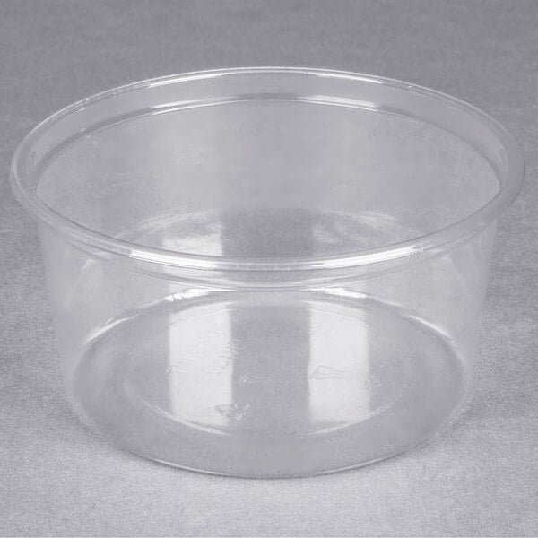 Yocup Company: YOCUP 12 oz Clear Lightweight Round Deli Container - 500/Case