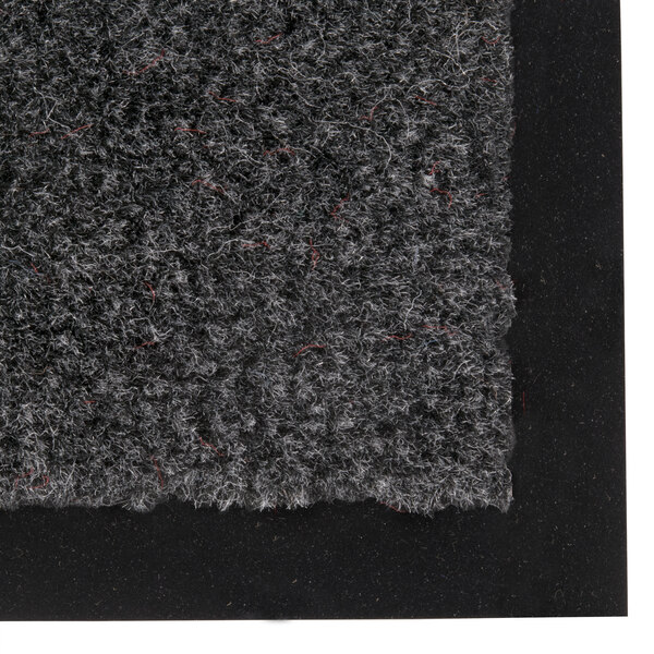 Notrax 130 Sabre 3' x 60' Gunmetal Roll Carpet Entrance Floor Mat - 3/8" Thick