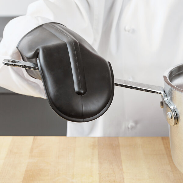 Mastrad A82000 Orka 11" Black Pro Silicone Oven Mitt