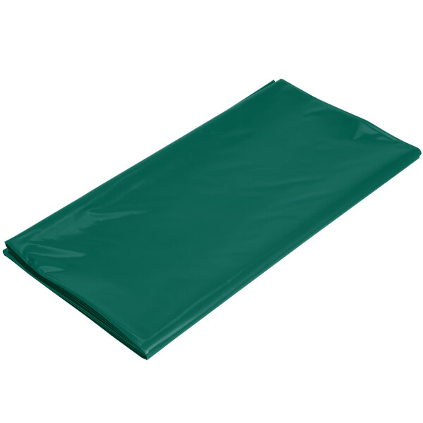 Creative Converting 723124 54" x 108" Hunter Green Disposable Plastic
