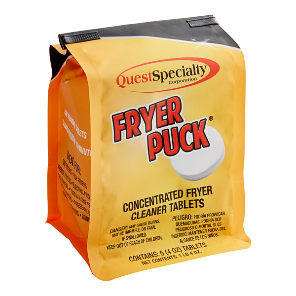 Fryer Puck 401304001 4 oz. Concentrated Deep Fat Fryer Cleaning Tablet