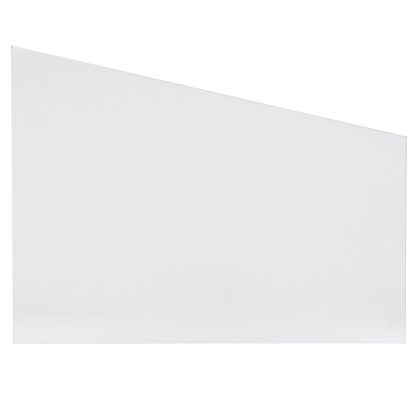 A white rectangular glass panel.