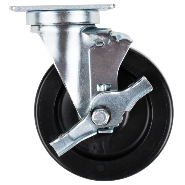Vulcan Equivalent 5" Replacement Swivel Plate Caster with Brake