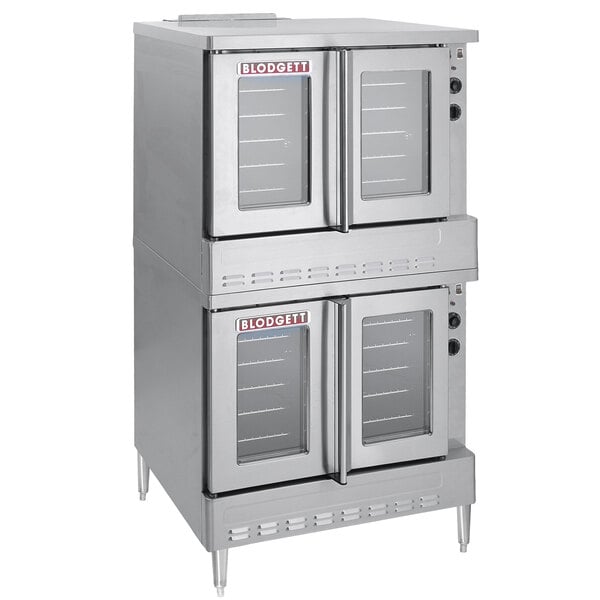 Blodgett SHO-100-E Double Deck Full Size Electric Convection Oven - 208V, 3 Phase, 22 kW
