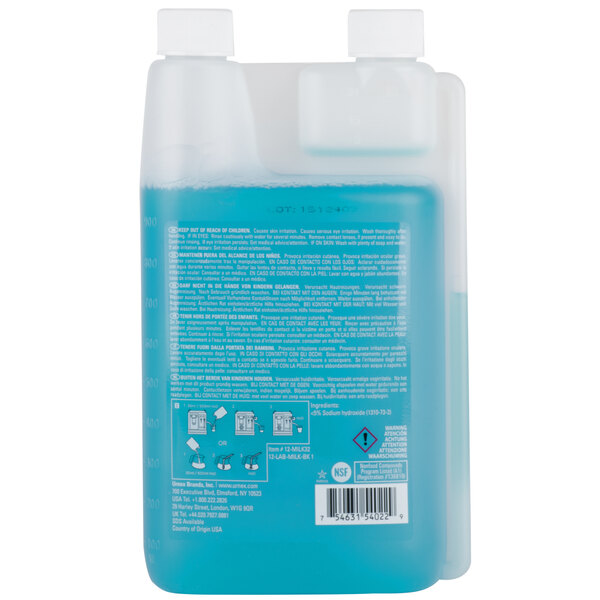 Urnex 12MILK632 1 Liter Rinza Milk Frother Cleaner