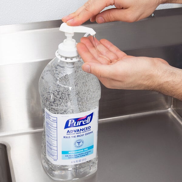 Purell® 9625-04 Advanced 2 Liter Instant Hand Sanitizer - 4/Case
