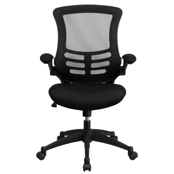Flash Furniture BLX5MBKGG MidBack Black Mesh Office Chair with