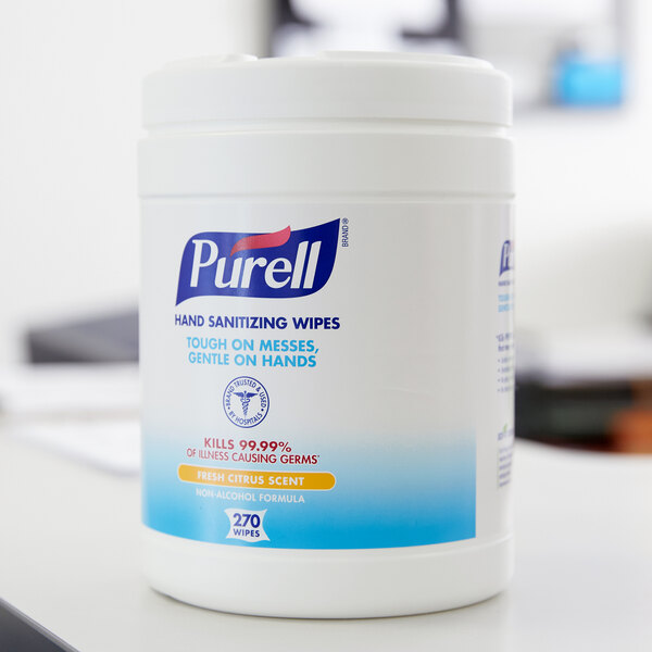 Purell® 9113-06 270 Count Hand Sanitizing Wipes
