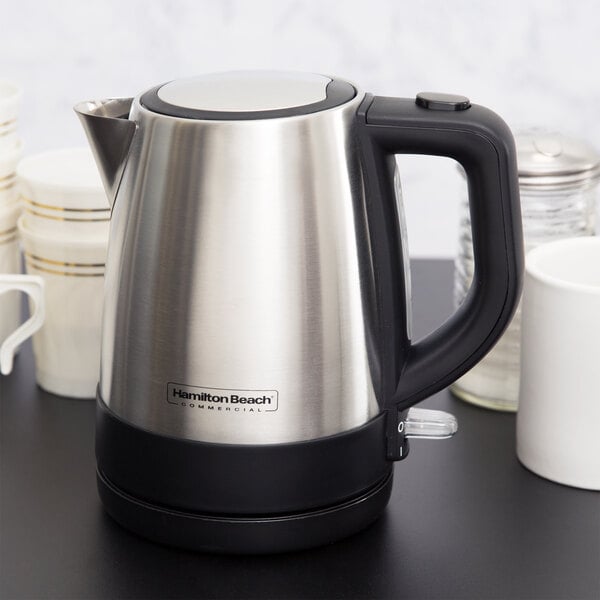 Hamilton Beach HKE110 1 Liter Stainless Steel Kettle - 120V, 1200W