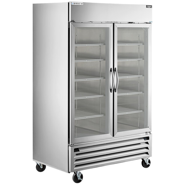 BeverageAir HBRF49G1B 52" Horizon Series Two Section Dual