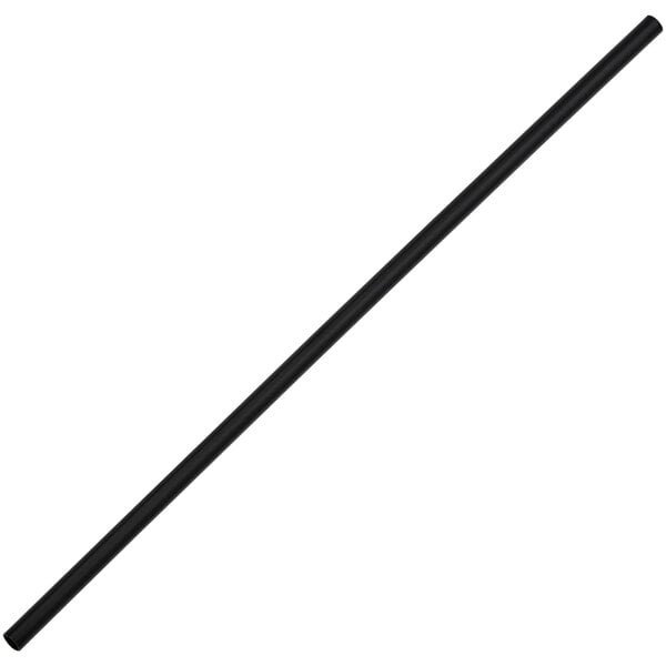 5 Black Sip Straws, Case of 10,000
