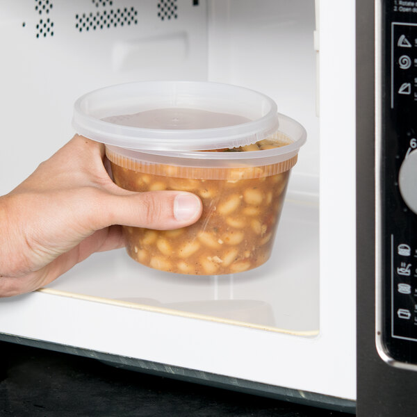 Pactiv/Newspring 16 oz. Translucent Round Deli Container 40/Pack