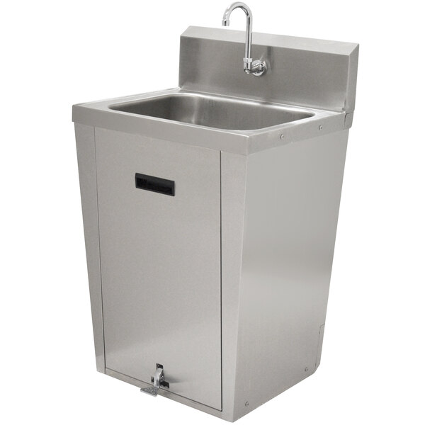 Advance Tabco 7-PS-86 Hands Free Hand Sink with Pedestal Base