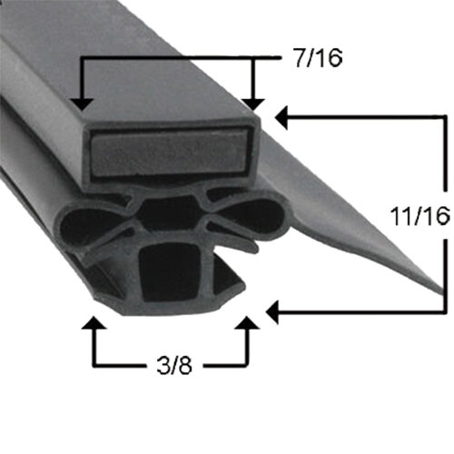 Turbo Air M602300100 Equivalent Door Gasket 26 5/8" x 28"