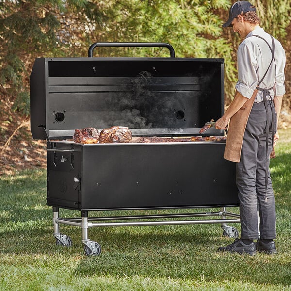 6 Cylinder Wood Chip BBQ Smoker Box