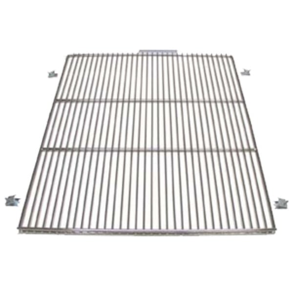 True 213021+985775 Stainless Steel Wire Shelf with 5" Standoff - 24 9/16" x 22 3/8"