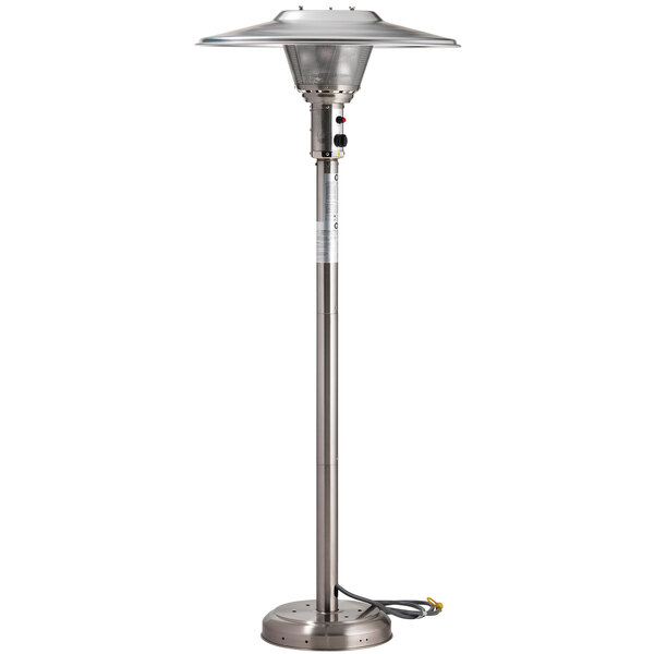 Crown Verity CV3050 Stainless Steel Portable Natural Gas Outdoor Patio Heater - 45,000 BTU