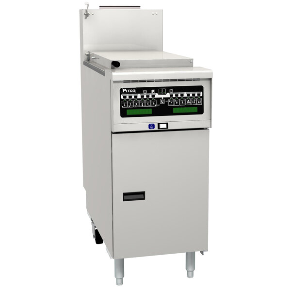 A Pitco commercial rethermalizer with I12 computer controls on a white background.