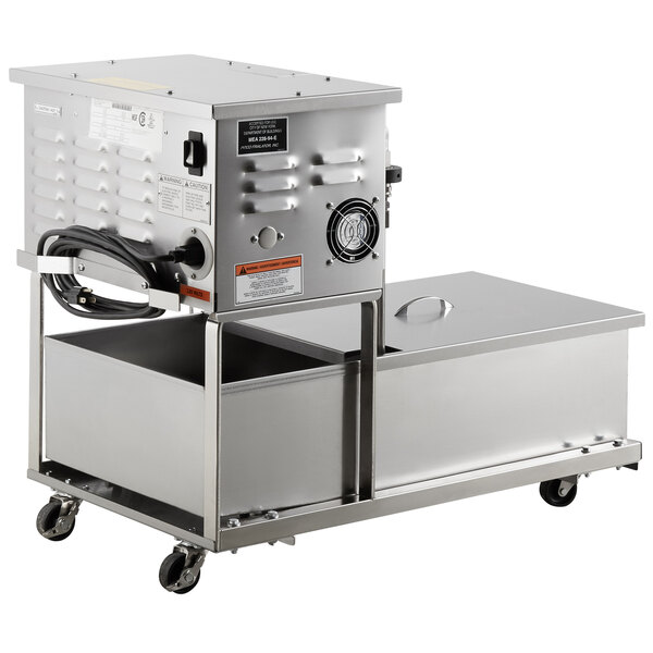 Pitco RP14 55 lb. Portable Fryer Oil Filter Machine with Reversible