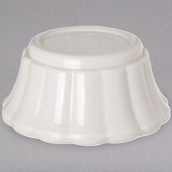 Carlisle Melamine Scalloped Ramekin — 1 Oz, White, Perfect For Sauces & Condiments