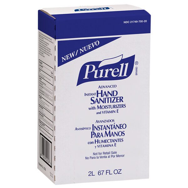 Purell® 2256-04 NXT Advanced 2000 mL Gel Instant Hand Sanitizer - 4/Case