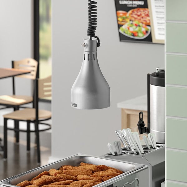 Hatco DL500RTL Standard Retractable Cord Track Mount Heat Lamp with