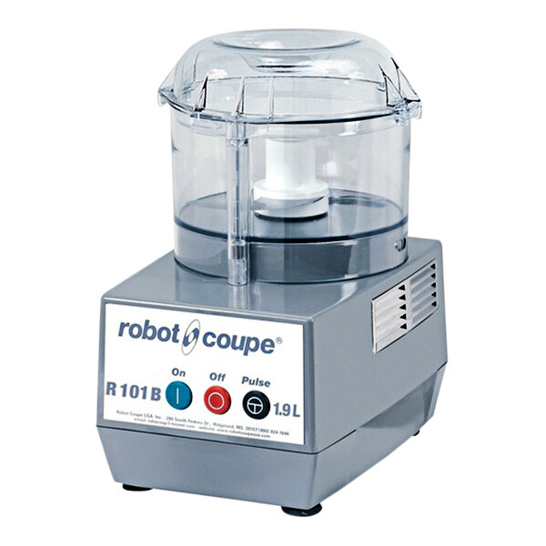 Robot Coupe R101BCLR 2.5 Qt. Clear Batch Bowl Food Processor - 3/4 hp