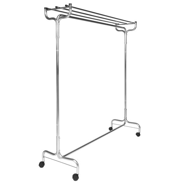 CSL 1075-60 60" Portable Valet Single Coat / Hat Rack with Casters