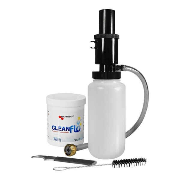 Micro Matic CK1100 Beer Dispenser Cleaning Kit with 1 Qt. Bottle