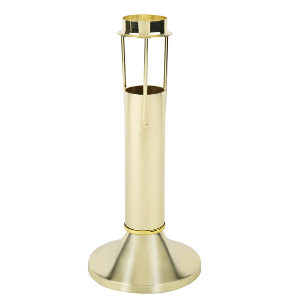 Sterno 85200 Paige Polished Brass Fine Dining Lamp Base