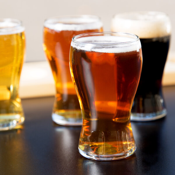 Libbey 4809 5 oz. Mini Pub Beer Tasting Glass 4/Pack