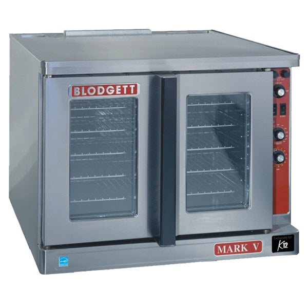 Blodgett Mark V-100 Premium Series Replacement Base Model Full Size Electric Convection Oven - 208V, 1 Phase, 11 kW