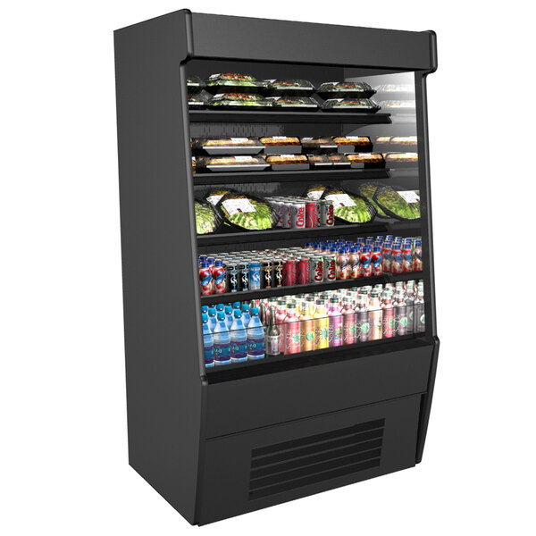 Structural Concepts CO37R-E3 Oasis Black 36" Air Curtain Merchandiser