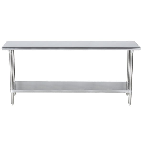 Advance Tabco SLAG-365-X Stainless Steel Work Table with Stainless Steel Undershelf - 36" x 60"